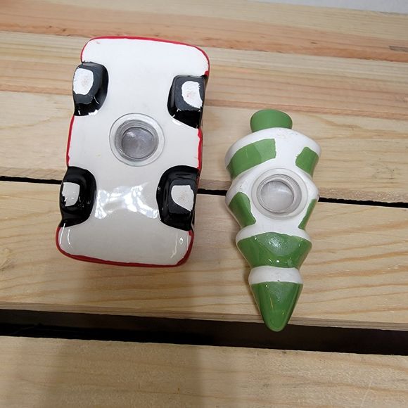 Christmas Salt And Pepper Shakers: Car and Tree - Picture 5 of 6